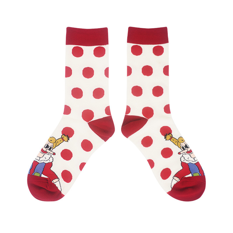 Dom Tree Bereavement Grocery Cartoon Meng Cute Japanese Cotton Socks for Spring